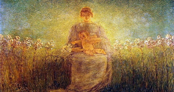 As crianças e a Mãe de Jesus espiritualidade