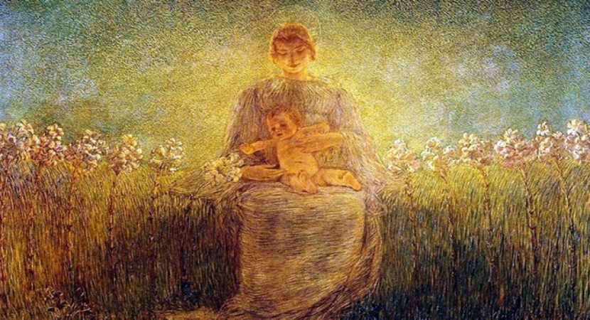 As crianças e a Mãe de Jesus espiritualidade