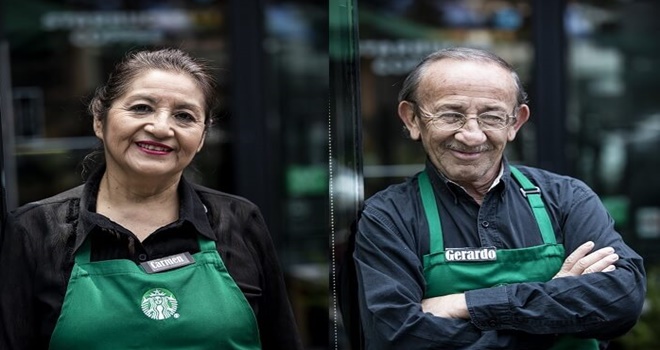 Inclusão Starbucks inaugura loja totalmente operada por pessoas da terceira idade